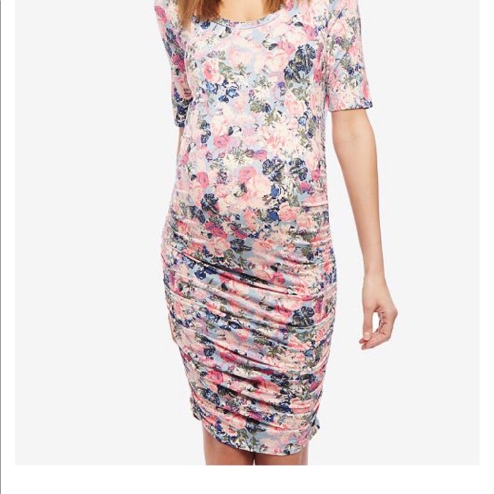Motherhood maternity printed dress